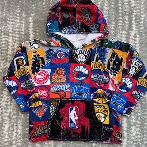 Penelope Wildberry Kids NBA Team Logo Hoodie